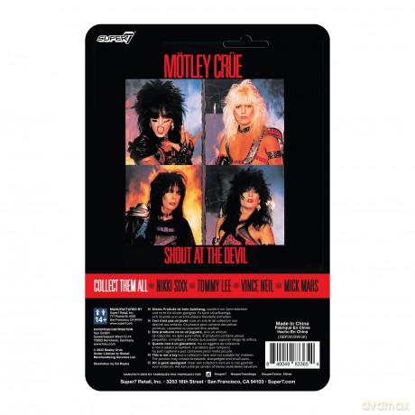 Motley Crue: Motley Crue Reaction Figures Wave 01 - Vince Neil (Shout At The Devil)