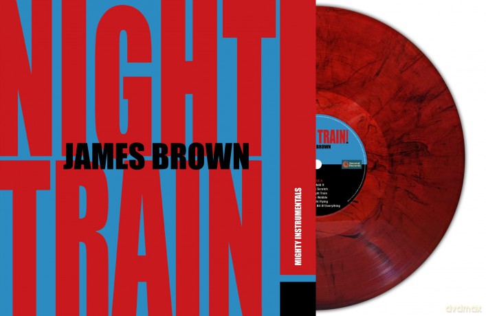 James Brown: Night Train (Blue And Red Splatter) [Winyl]