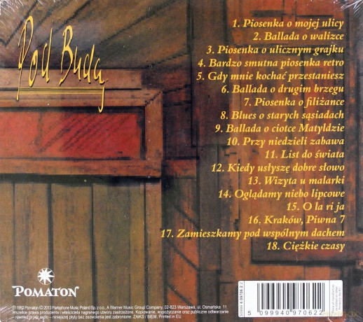 Pod Budą: Blues O Starych Sąsiadach (digipack) [CD]