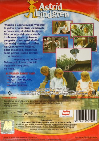 Astrid Lindgren - Madika z Czerwcowego Wzgórza [DVD]