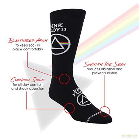 Pink Floyd: Pink Floyd Crew Socks In Gift Box (One Size)