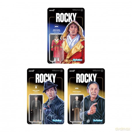 Rocky: Rocky 1 Mickey Boxing Reaction Figures