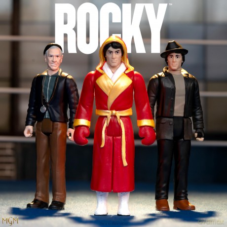 Rocky: Rocky 1 Mickey Boxing Reaction Figures