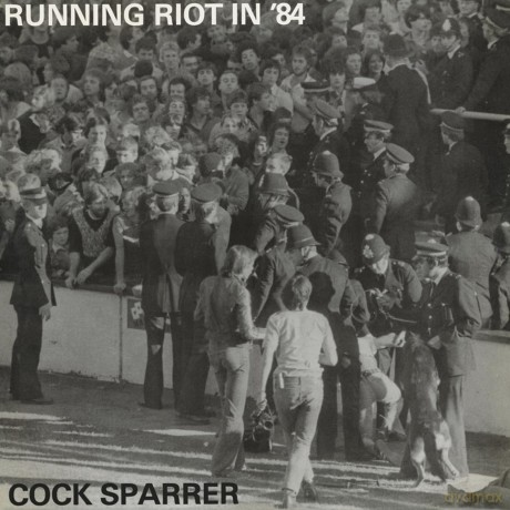 Cock Sparrer: Running Riot In 84 (Black Ice/White Splatter) [Winyl]