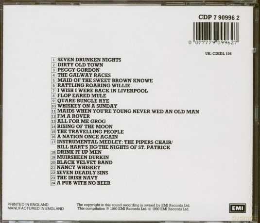 Dubliners: Seven Drunken Nights [CD]
