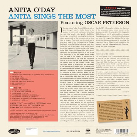 Anita Oday: Sings The Most (Feat. Oscar Peterson) (+3 Bonus Tracks) (Limited) [Winyl]