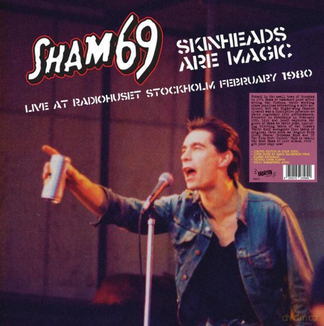 Sham 69: Skinheads Are Magic - Live In Stockholm 02/02/1980 (Red Marbled) [Winyl]