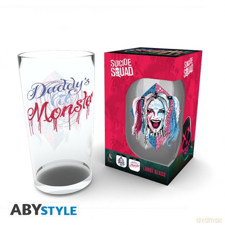 Suicide Squad Harley Quinn Face Duża szklanka 400 ml