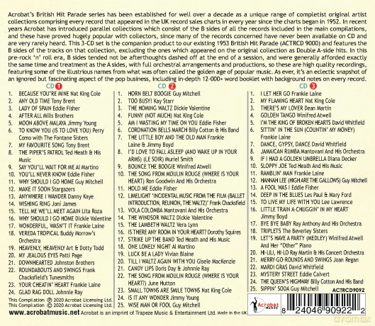 The 1953 British Hit Parade - The B Sides [CD]