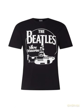 The Beatles: The Beatles - Yellow Sub 2 Tour Amplified Vintage Black Small T Shirt