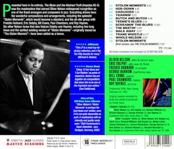 Oliver Nelson: The Blues And The Abstract Truth (+6 Bonus Tracks) [CD]