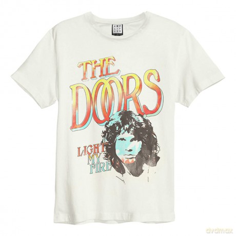 Doors: The Doors - Light My Fire Amplified Vintage White Xx Large T Shirt