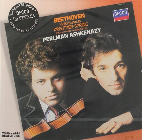Perlman/Ashkenazy: Beethoven:Spring&Kreutzer Sonatas [CD]