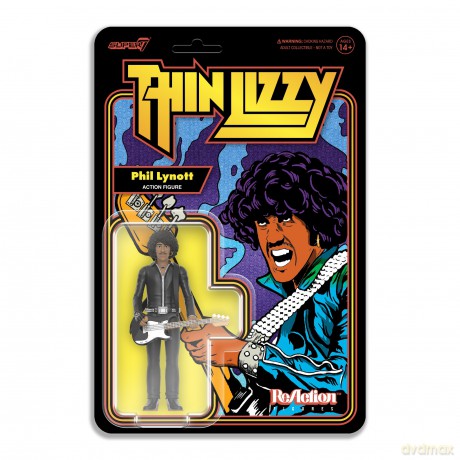 Phil Lynott: Thin Lizzy Reaction Figures - Phil Lynott (Black Leather)