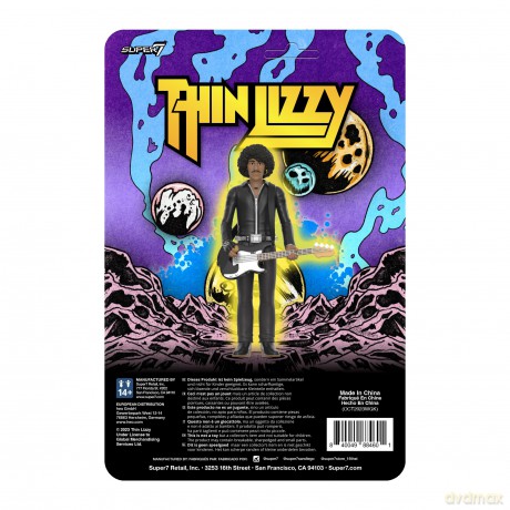 Phil Lynott: Thin Lizzy Reaction Figures - Phil Lynott (Black Leather)