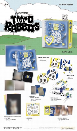 Mamamoo+ (Plus): Two Rabbits [3 Inch Mini CD Ver] (1st Mini Album) [CD]