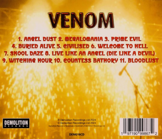 Venom: Witching Hour [CD]