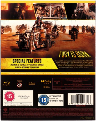 Furiosa: A Mad Max Saga [Blu-Ray]