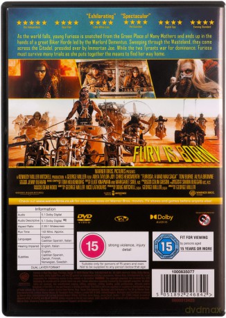 Furiosa: A Mad Max Saga [DVD]