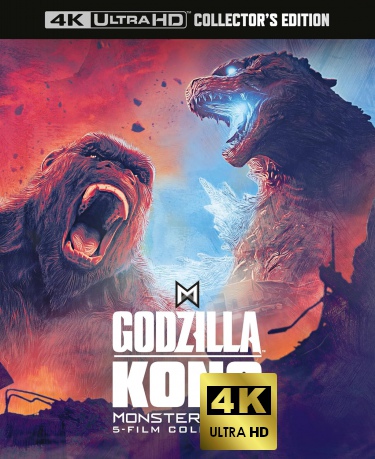 Godzilla x Kong Monsterverse 5-Film Collection [5xBlu-Ray 4K]