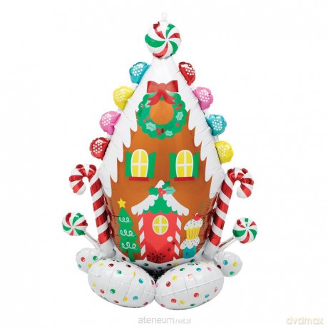 Balon foliowy AirLoonz domek z piernika 81x129cm