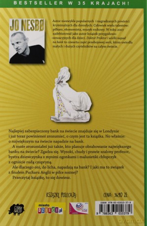 Doktor Proktor I Wielki Napad Na Bank - Jo Nesbo [KSIĄŻKA]