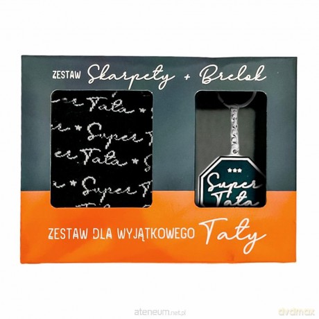 Brelok i skarpety dla Super Taty