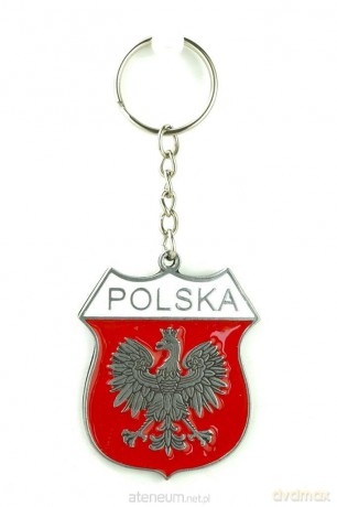 Brelok metalowy Godło Polski