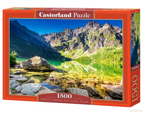 CASTORLAND 1500 el. Sunrise at Morskie Oko, Poland [PUZZLE]