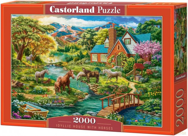 CASTORLAND 2000 el. Idyllic House with Horses [PUZZLE]