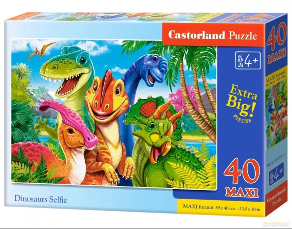CASTORLAND 40 el. Dinosaurs Selfie [PUZZLE]