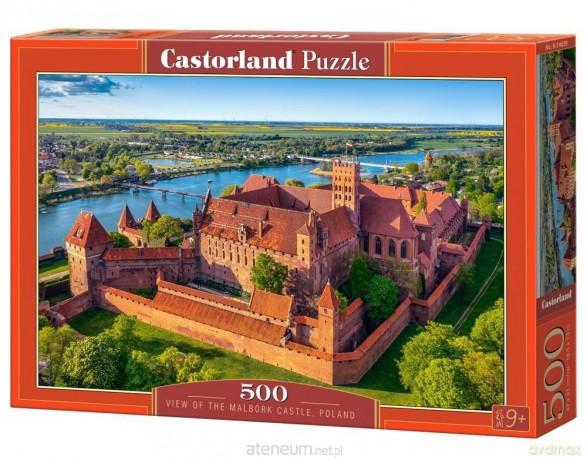 CASTORLAND 500 el. View of The Malbork Castle [PUZZLE]