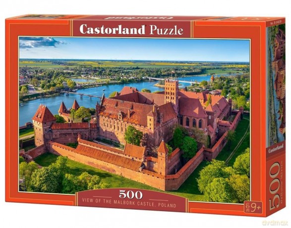 CASTORLAND 500 el. View of The Malbork Castle [PUZZLE]