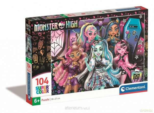 CLEMENTONI 104 el. Super Kolor Monster High [PUZZLE]