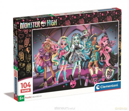 CLEMENTONI 104 el. Super Monster High [PUZZLE]