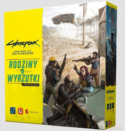 Cyberpunk 2077: Rodziny i Wyrzutki [GRA PLANSZOWA]