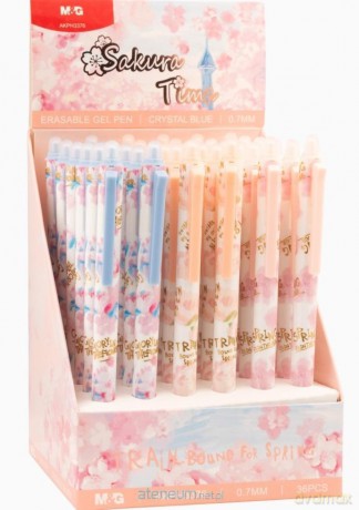 Długopis wymazywalny Sakura Time nieb (36szt)