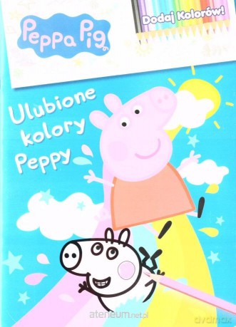 Dodaj kolorów Świnka Peppa. Ulubione kolory Peppy [KSIĄŻKA]