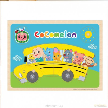Drewniane puzzle układanka Autobus [PUZZLE]