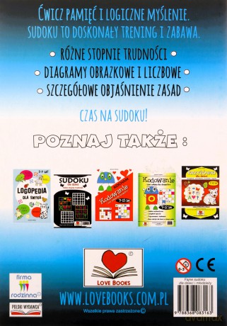 Fajne sudoku dla dzieci i młodzieży - Agnieszka Wileńska [KSIĄŻKA]