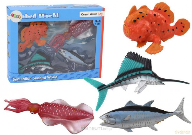 Figurki zwierzęta morskie 4szt [FIGURKA]