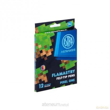 Flamastry okrągłe Pixel One 12 kolorów