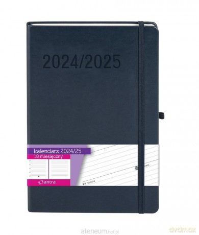 Kalendarz 2024/2025 Minimalizm B5 granatowy [KALENDARZ]