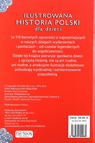 Ilustrowana Historia Polski Dla Dzieci [KSIĄŻKA]