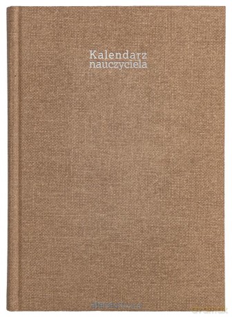 Kalendarz naucz. 2024/2025 A5 tyg. Ekolen beż [KALENDARZ]