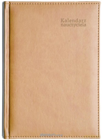 Kalendarz naucz. 2024/2025 A5 tyg. Vivella beż [KALENDARZ]
