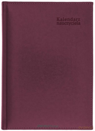 Kalendarz naucz. 2024/2025 A5 tyg. Vivella bordo [KALENDARZ]