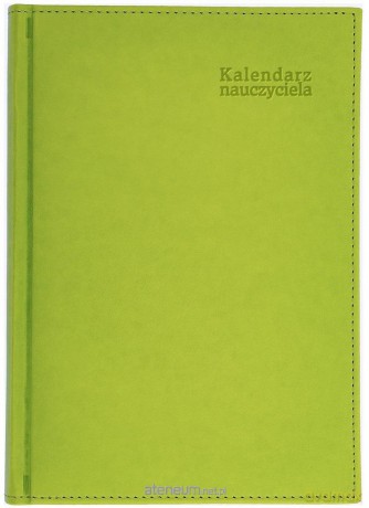 Kalendarz naucz. 2024/2025 B5 tyg. Vivella seledyn [KALENDARZ]