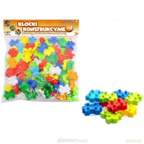 Klocki konstrukcyjne puzzle 130el [KLOCKI]