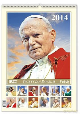 Kalendarz 2014 Jan Paweł II [KSIĄŻKA]